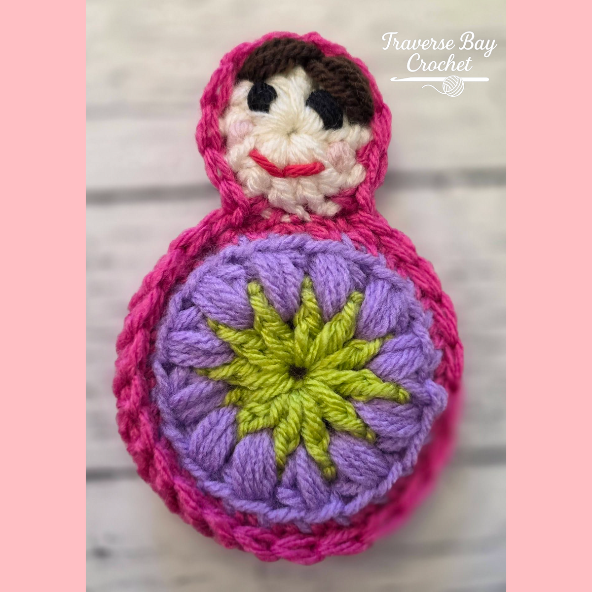 Crochet Nesting Doll Christmas Ornament Pattern