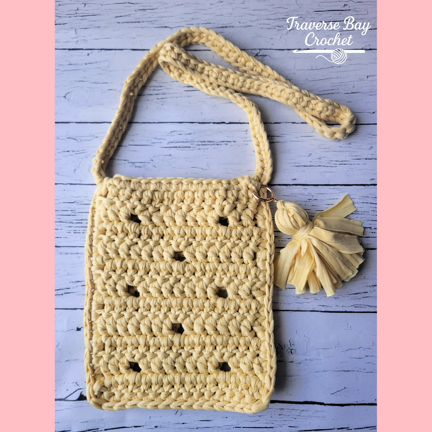 Crochet Honeycomb T Shirt Bag Purse Pattern