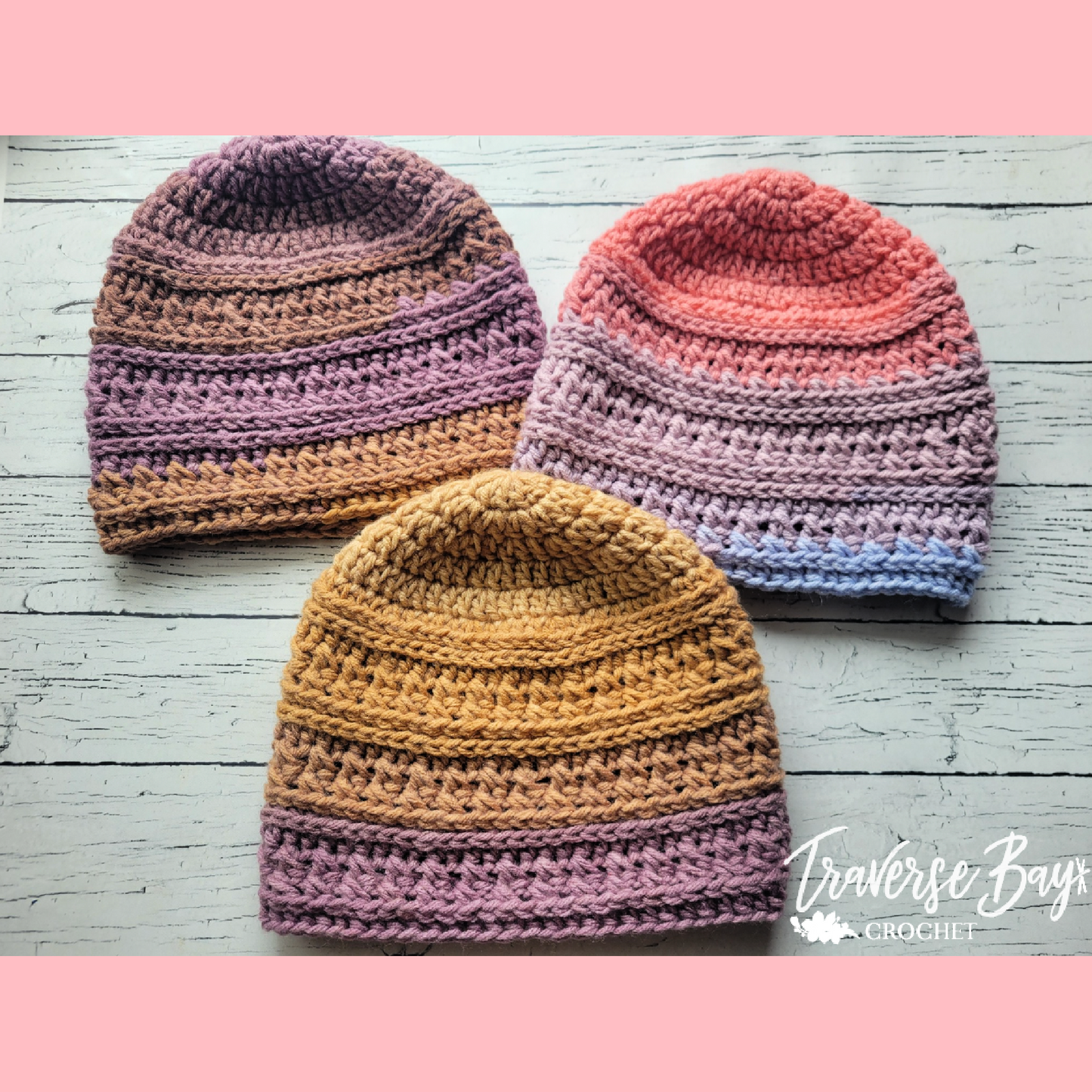 Crochet Cabin Ridge Beanie Pattern Adult Size