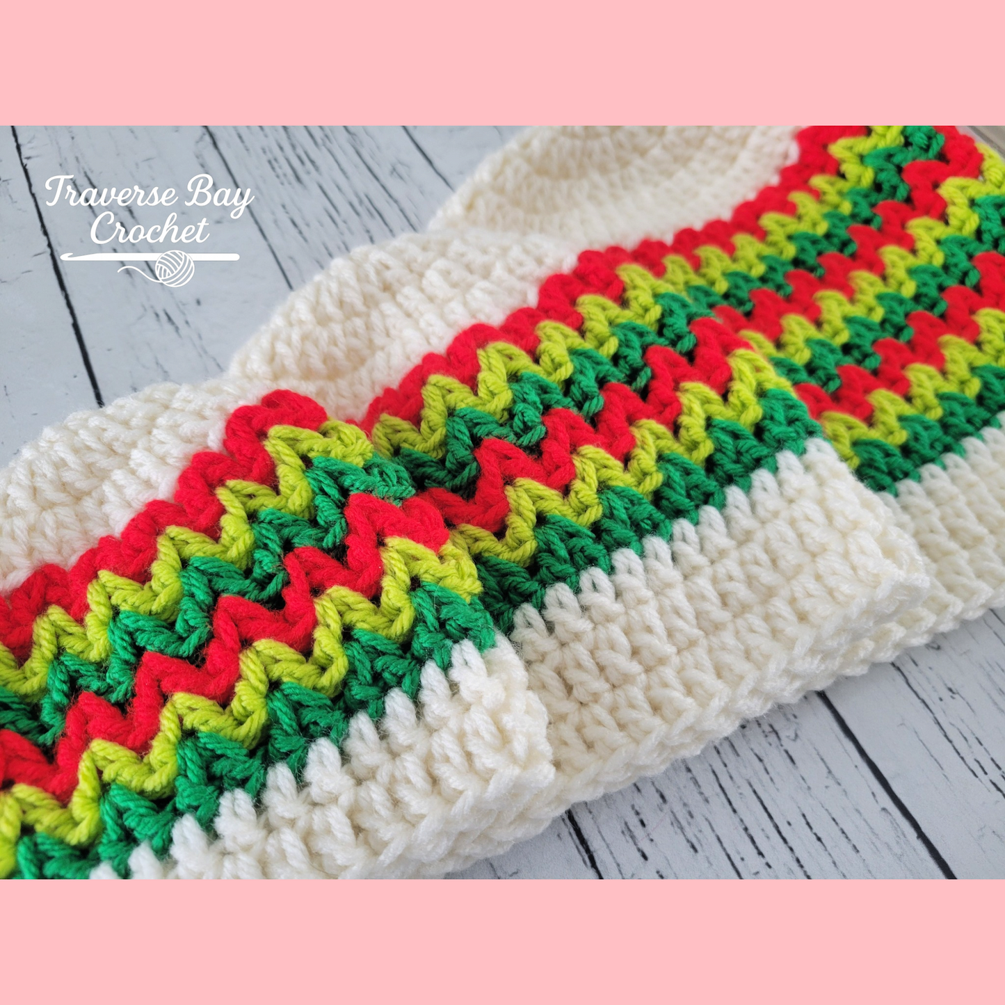 Crochet Zig Zag Chevron Hat Pattern 4 Sizes