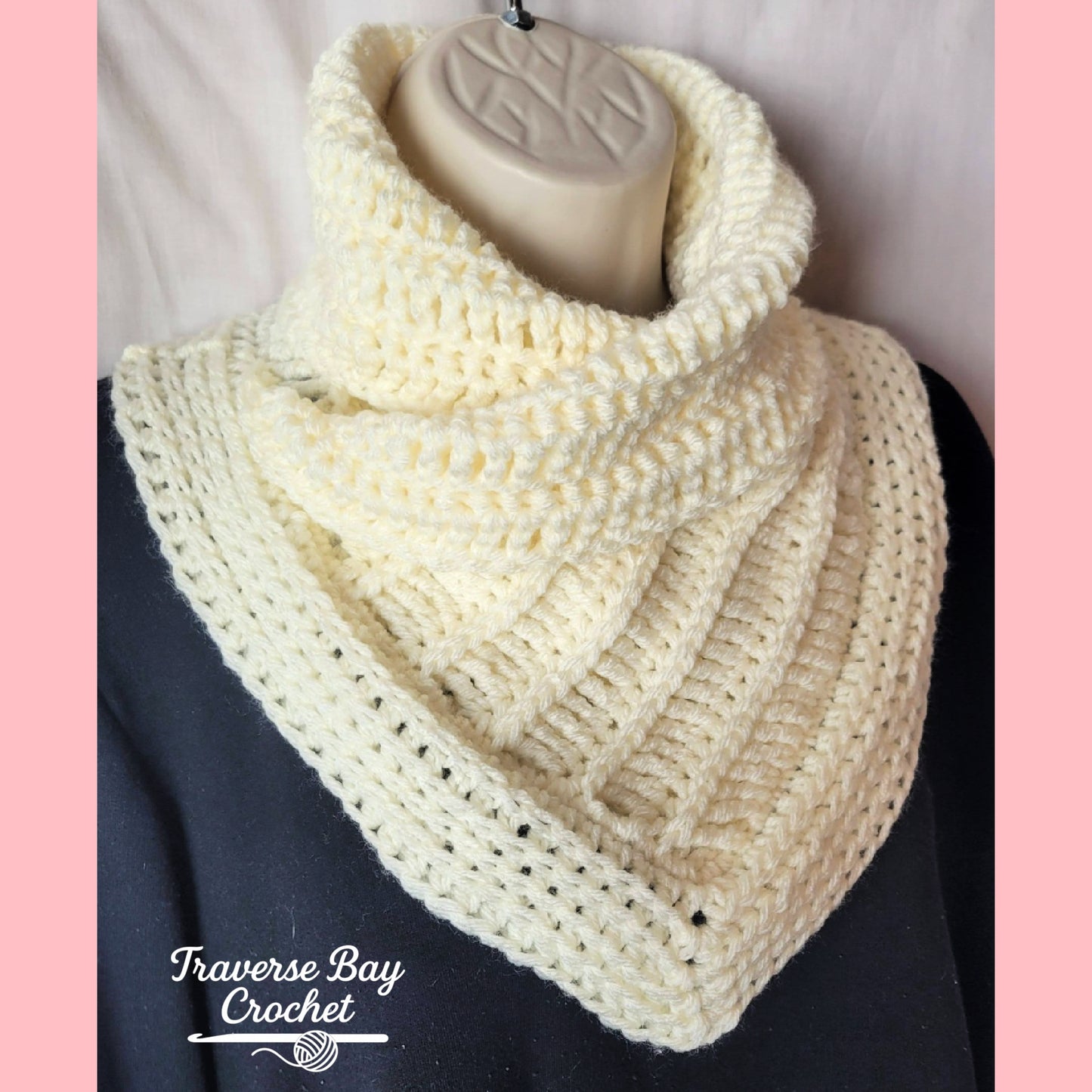 Crochet Treble Bay Breeze Neck Warmer Pattern
