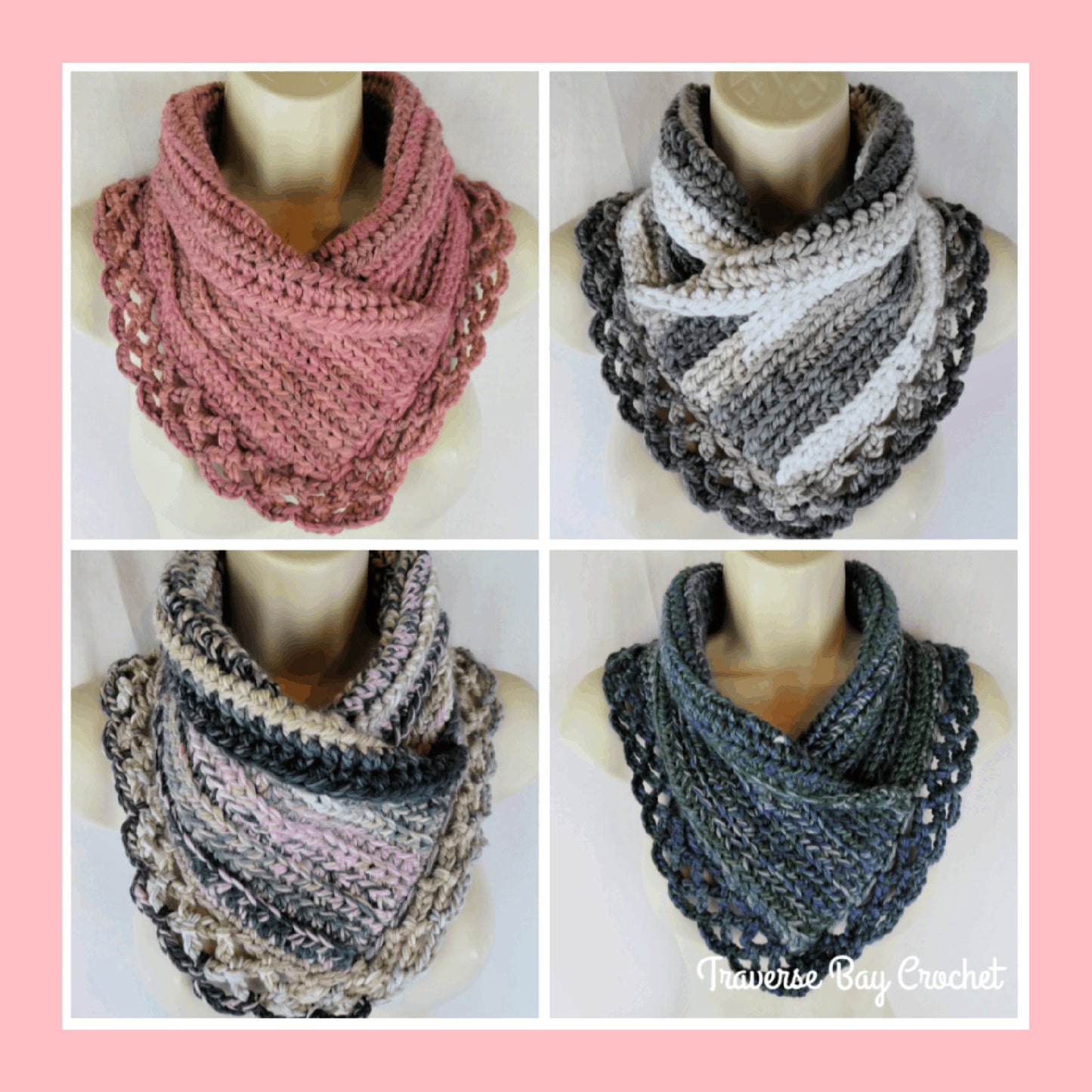 Crochet Lacy Charma Neck Warmer Pattern