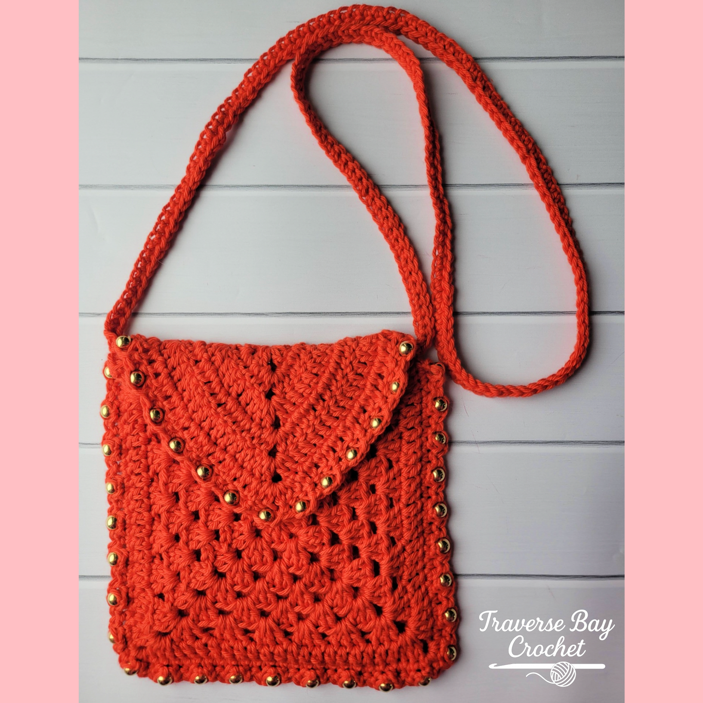 Crochet Beaded Crossbody Bag Pattern