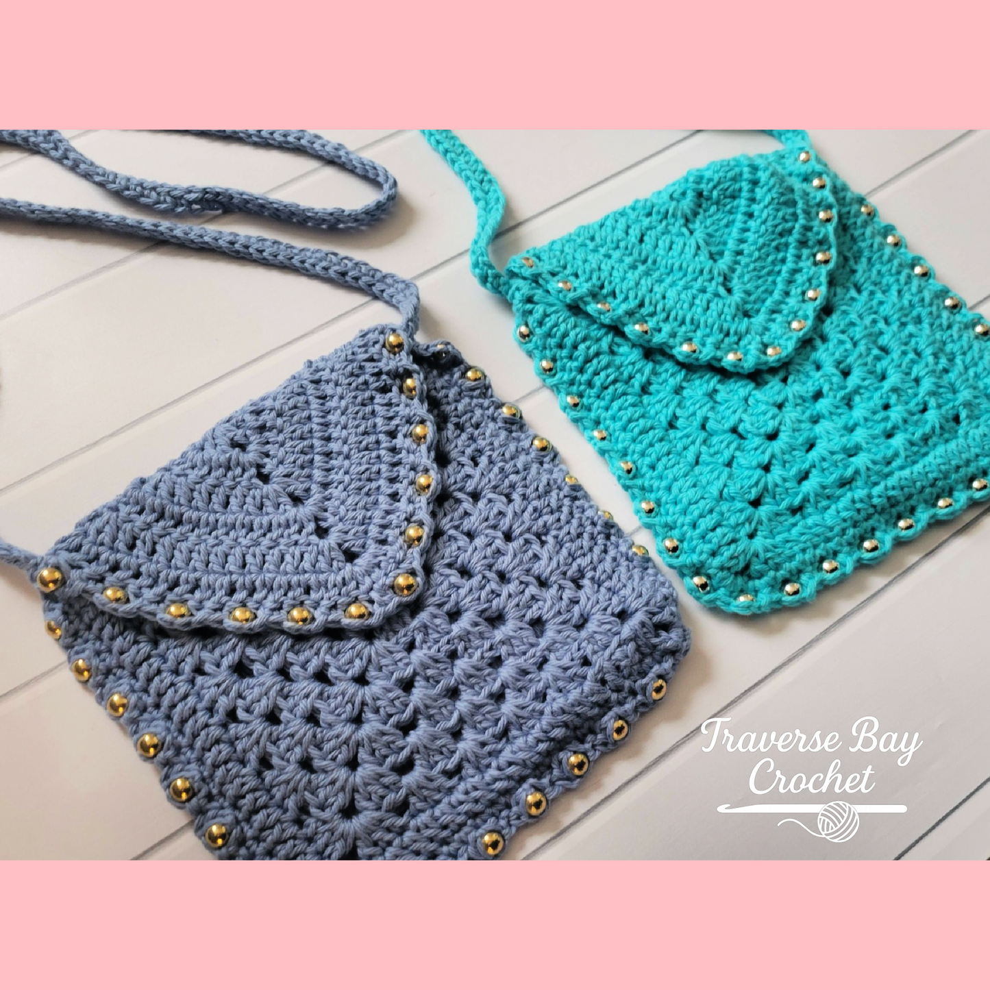 Crochet Beaded Crossbody Bag Pattern