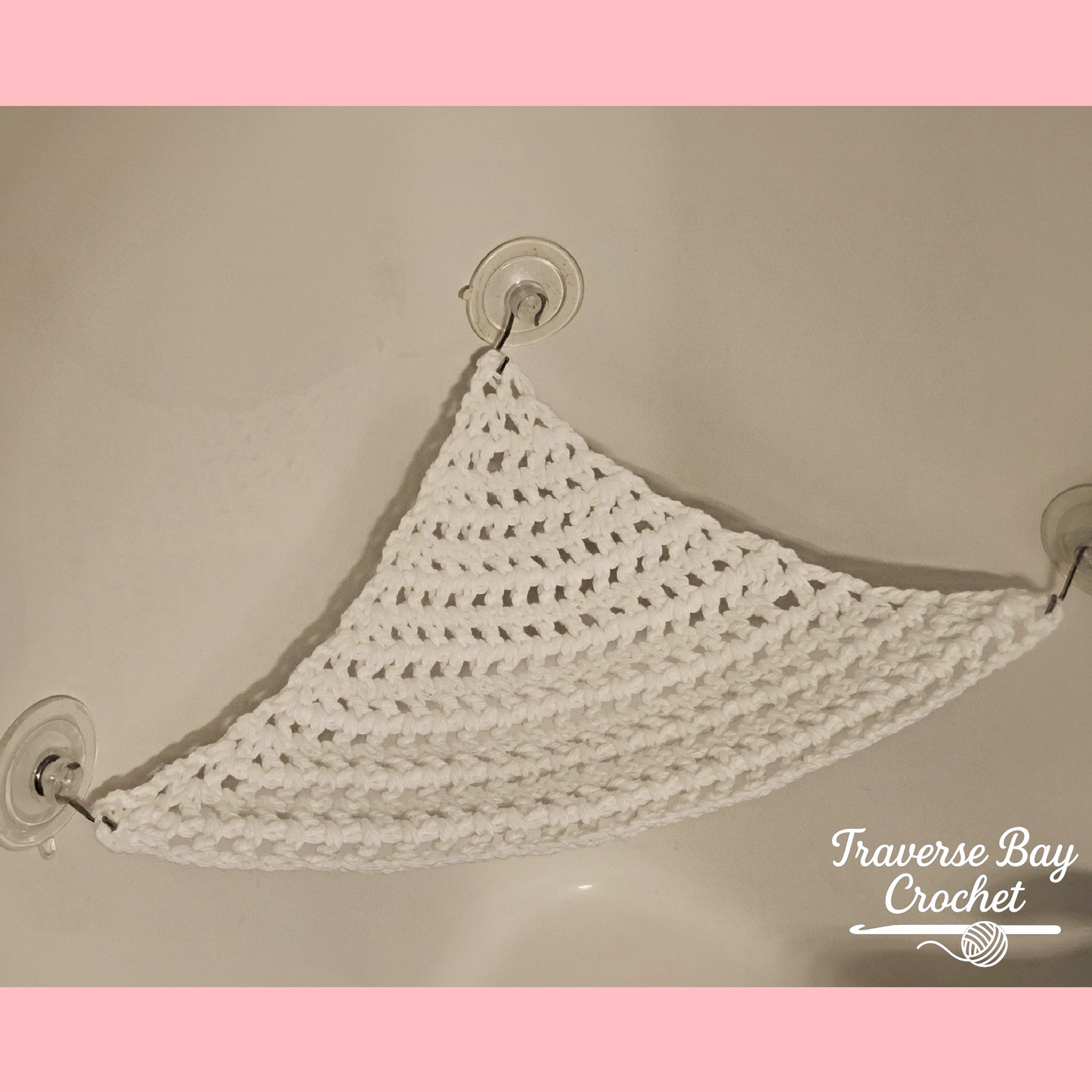 Crochet Bathtub Storage Net Hammock Pattern