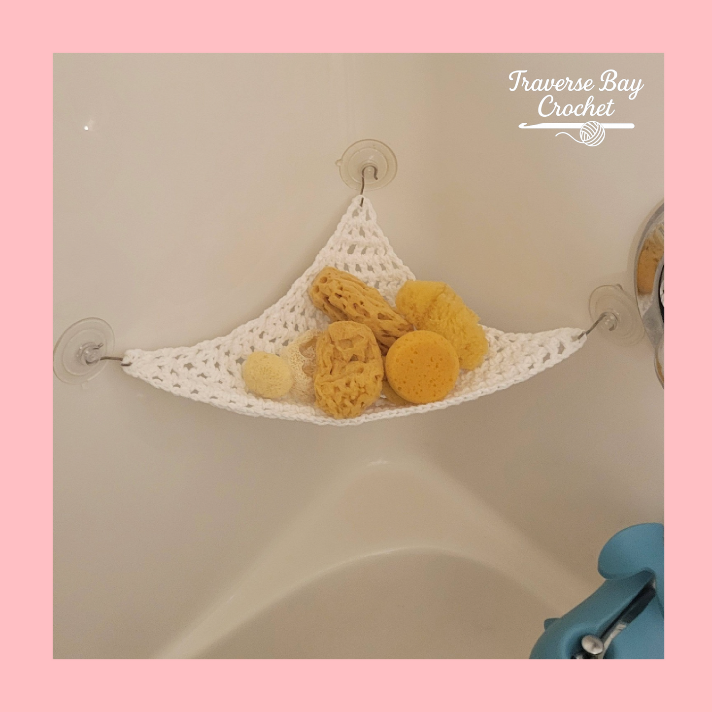 Crochet Bathtub Storage Net Hammock Pattern