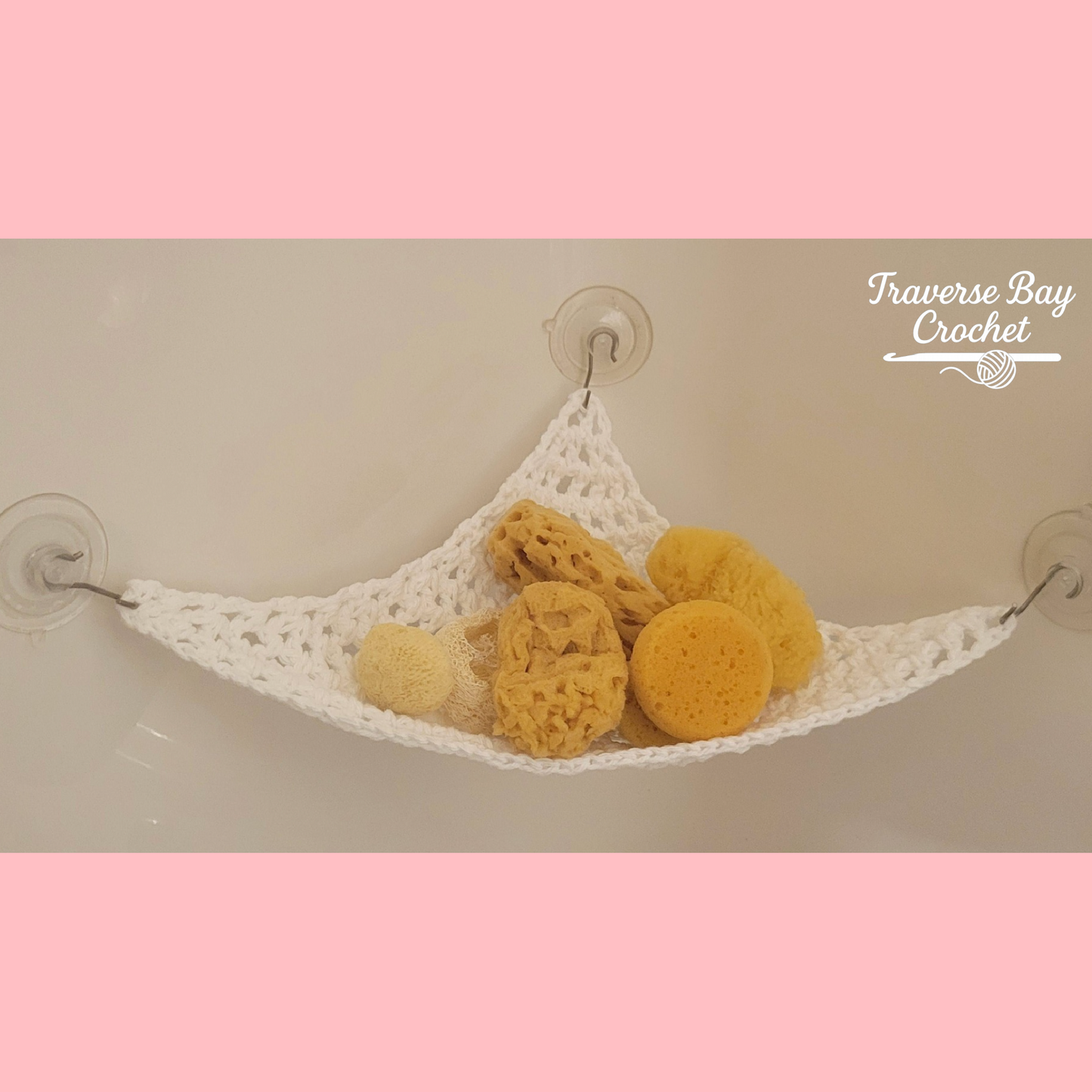 Crochet Bathtub Storage Net Hammock Pattern