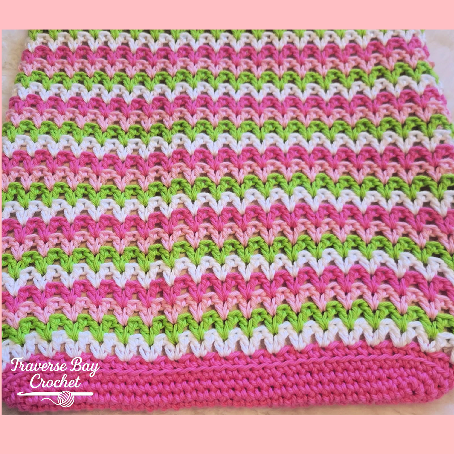 Crochet Zig Zag Canvas Tote Bag Pattern