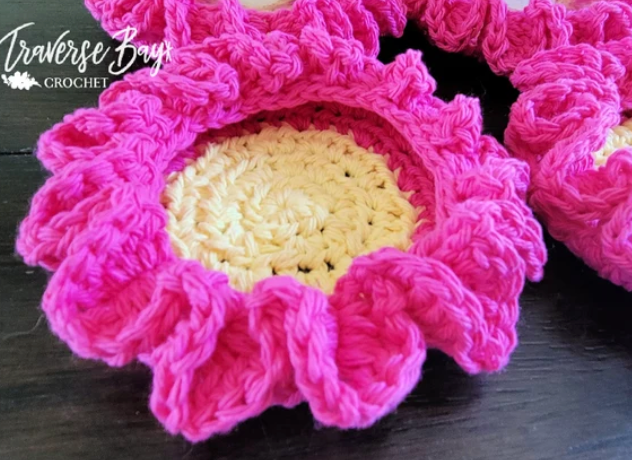 Crochet Flower Coaster Pattern