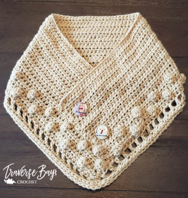 Crochet Bobble Cowl Pattern