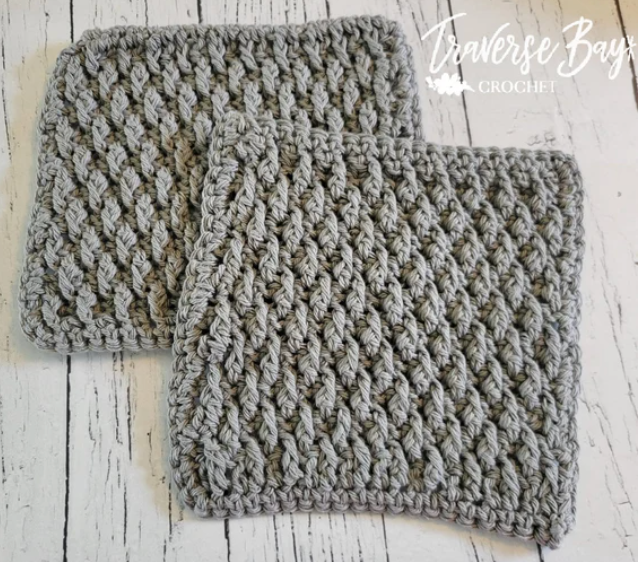 Crochet Alpine Dishcloth Pattern