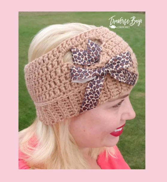 Crochet Ribbon Headband Pattern