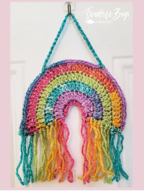 Crochet Rainbow Wall Hanging Pattern
