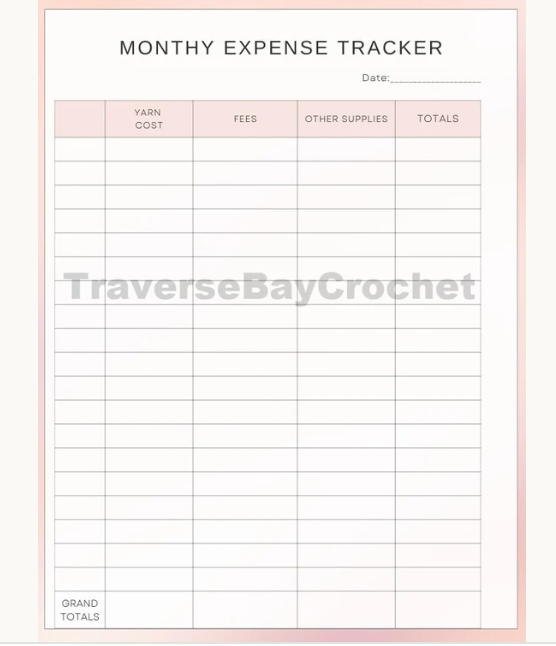 Digital Crochet Planner