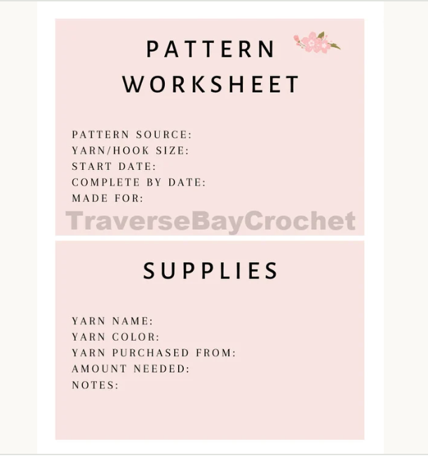 Digital Crochet Planner