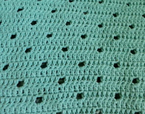 Crochet Filet Baby Blanket Pattern