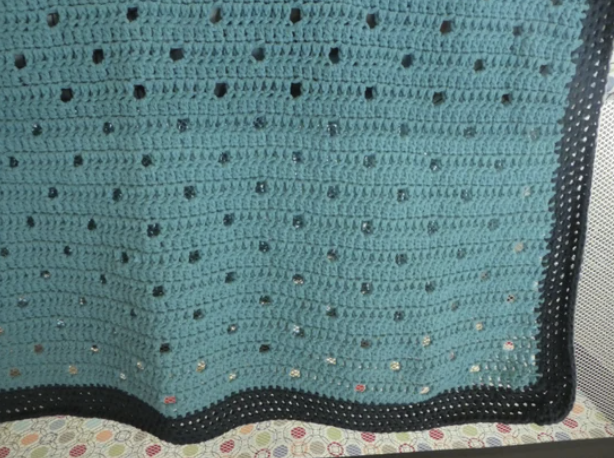 Crochet Filet Baby Blanket Pattern