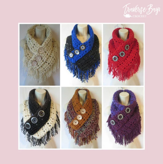 Crochet Fringe Scarf Pattern