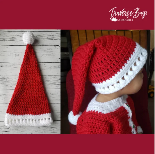 Crochet Santa Hat Pattern