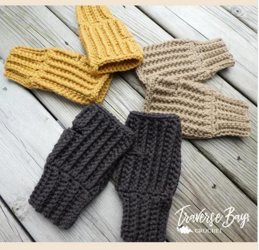 Crochet Fingerless Gloves Pattern