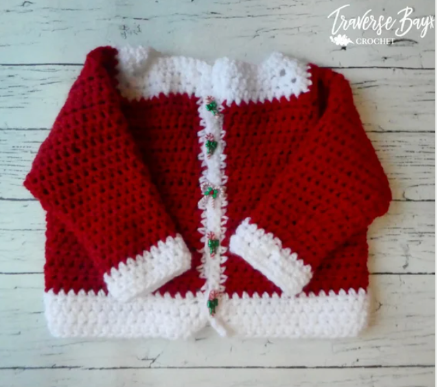 Crochet Baby Santa Suit Pattern