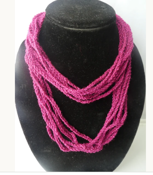 Crochet Chain Necklace Pattern