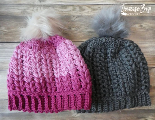 Crochet Puff Beanie Pattern