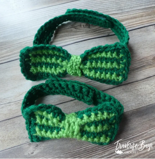 Crochet St. Patricks Bow Tie Pattern