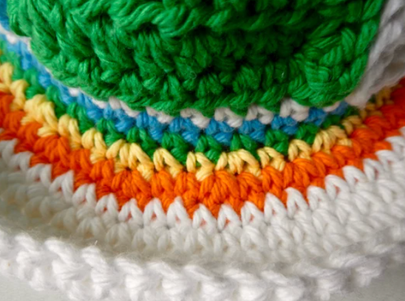 Crochet Beach Ball Sun Hat Pattern