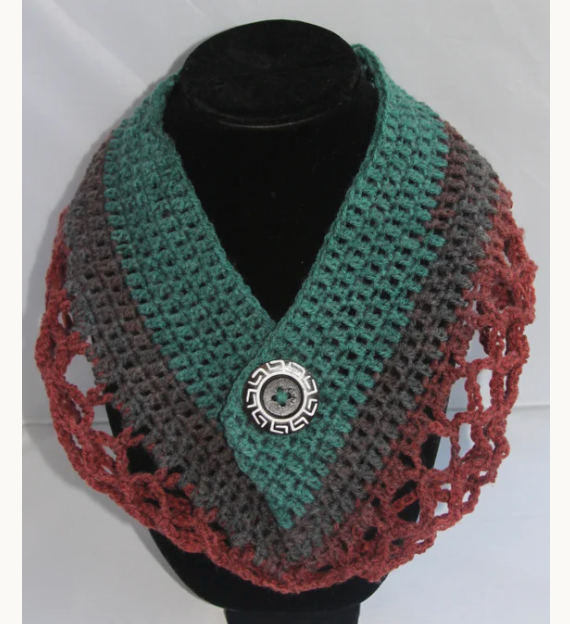 Crochet Lace Cowl Pattern