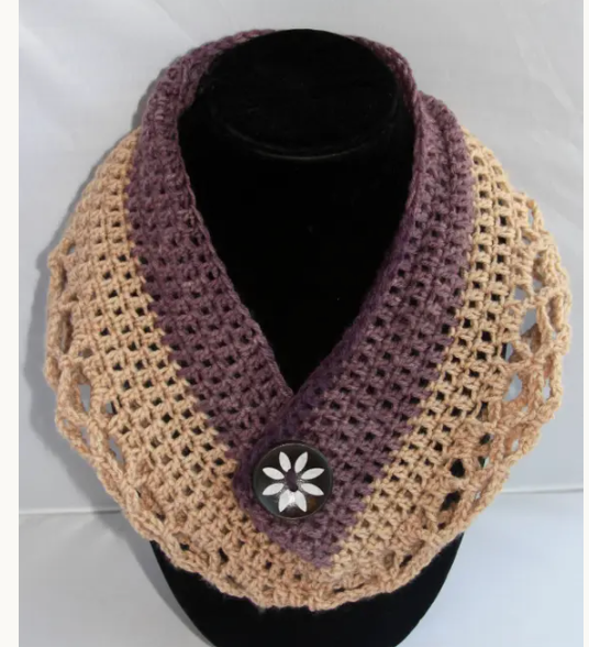 Crochet Lace Cowl Pattern