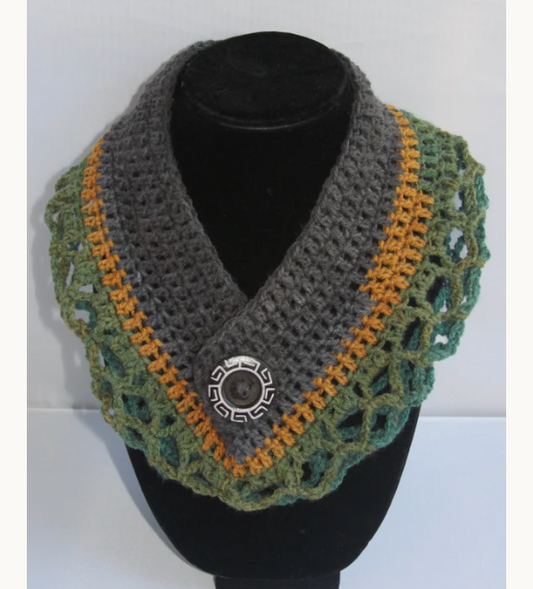 Crochet Lace Cowl Pattern