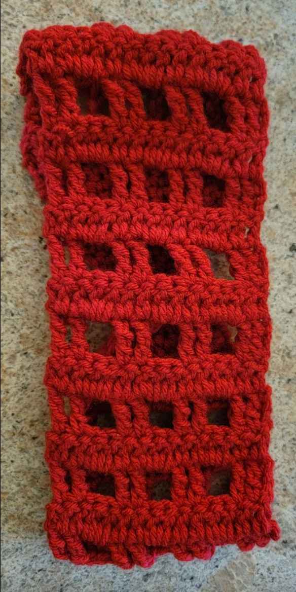 Crochet Window Headband Pattern