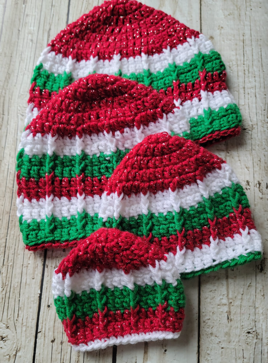 Crochet Holiday Beanie Pattern
