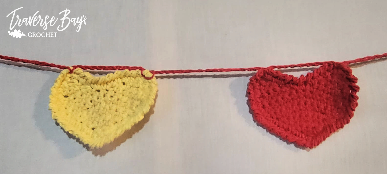 Crochet Heart Garland Pattern