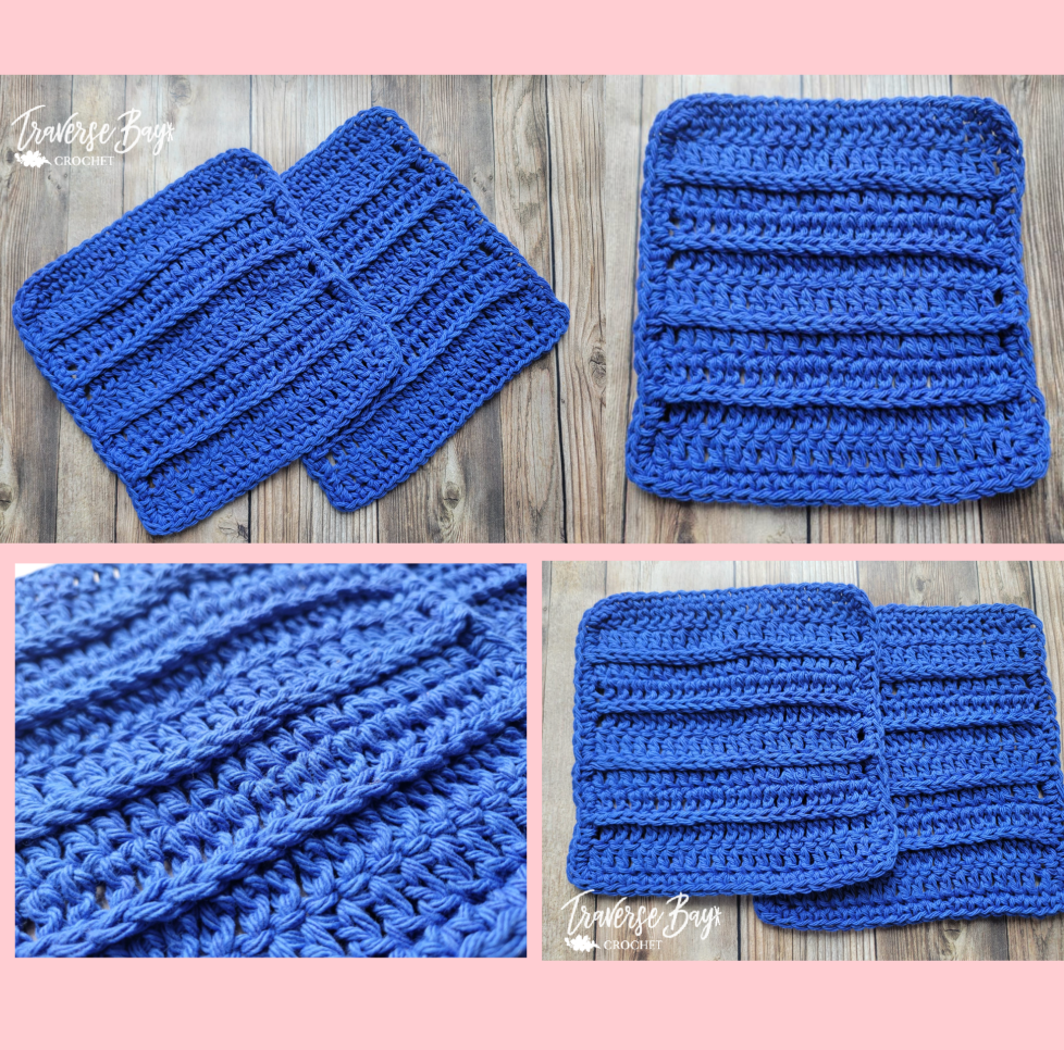 Slip Stitch Crochet Dishcloth Pattern