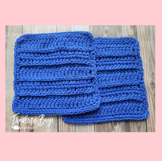 Slip Stitch Crochet Dishcloth Pattern