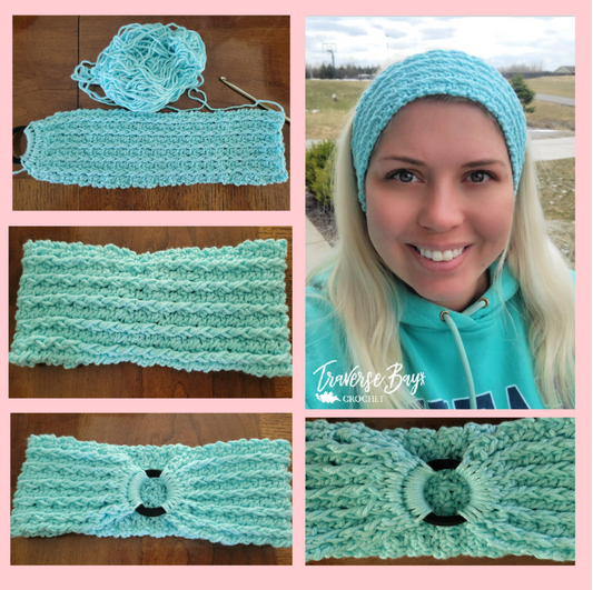 Front Post Double Crochet Headband