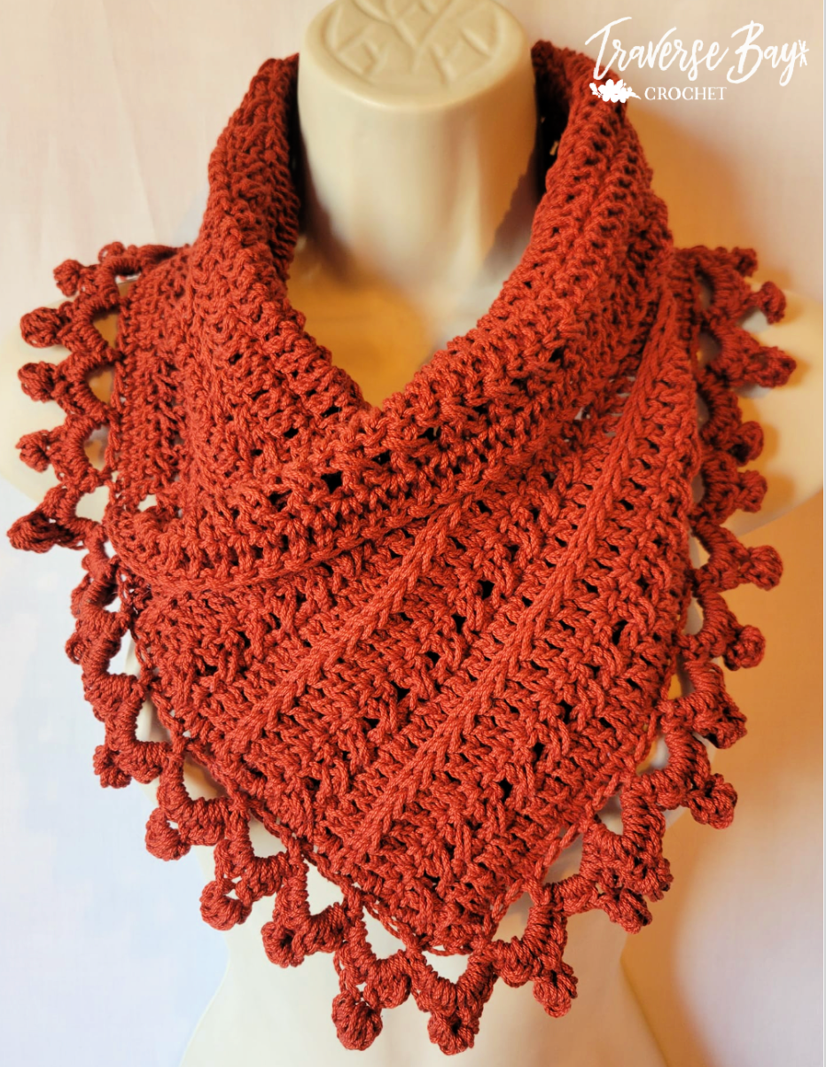 Crochet Slip Stitch Neck Warmer Pattern