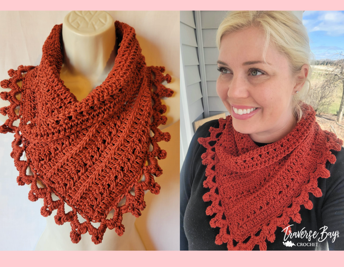 Crochet Slip Stitch Neck Warmer Pattern