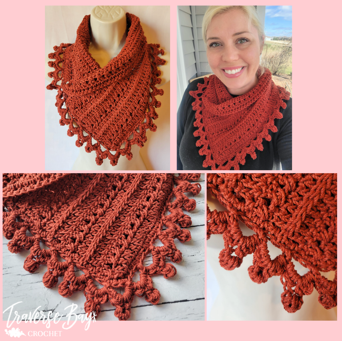 Crochet Slip Stitch Neck Warmer Pattern