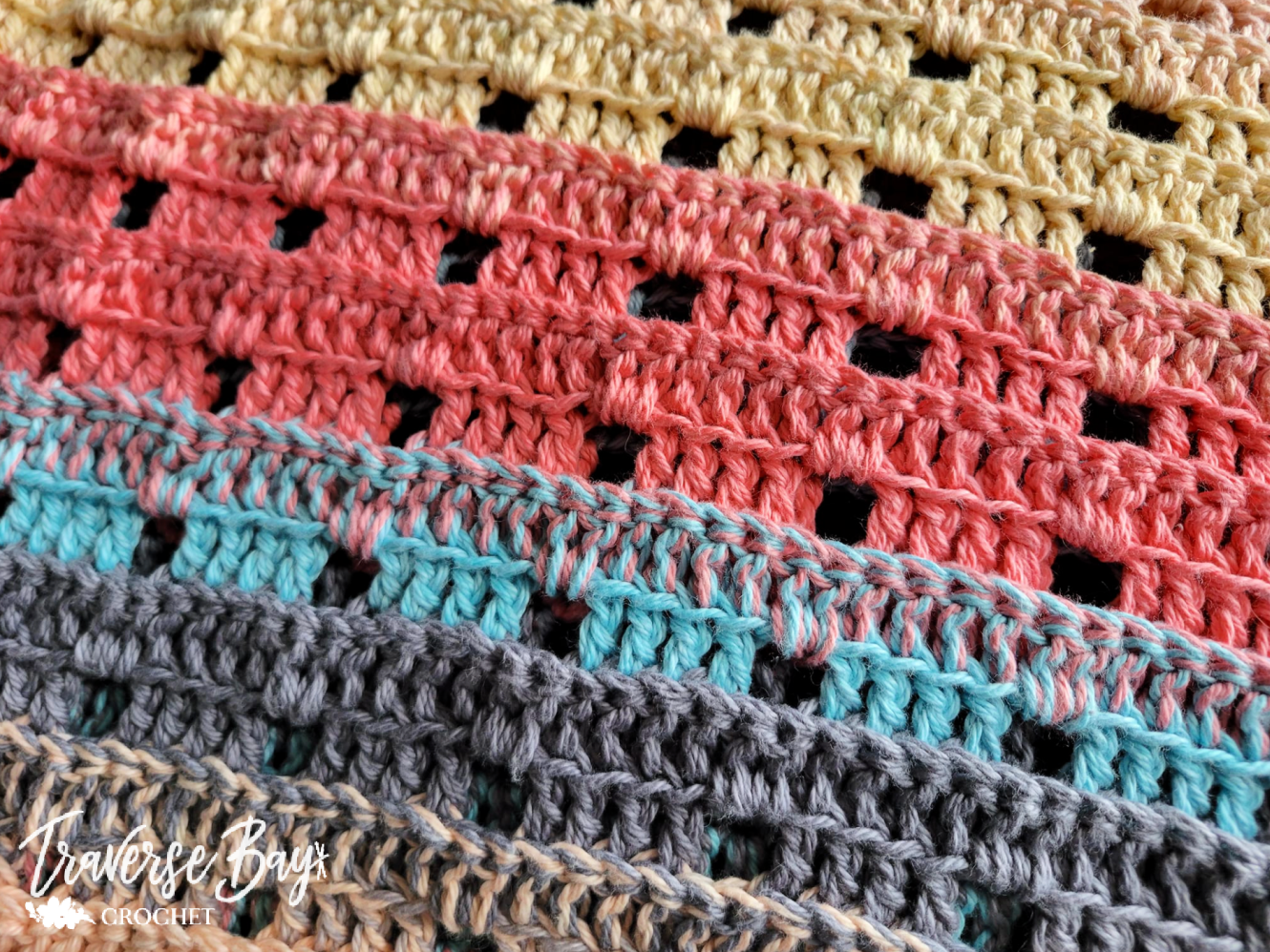 Easy Fast Crochet Blanket Pattern