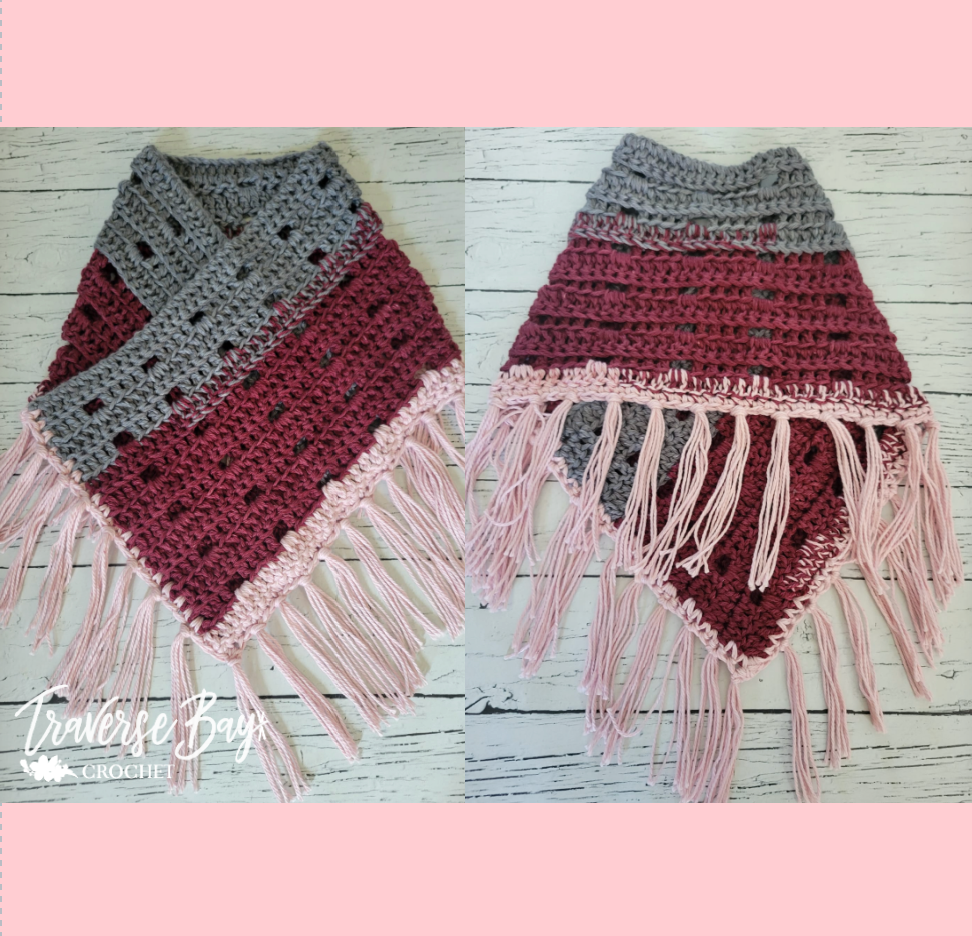 Crochet Fringe Neck Warmer Cowl Pattern