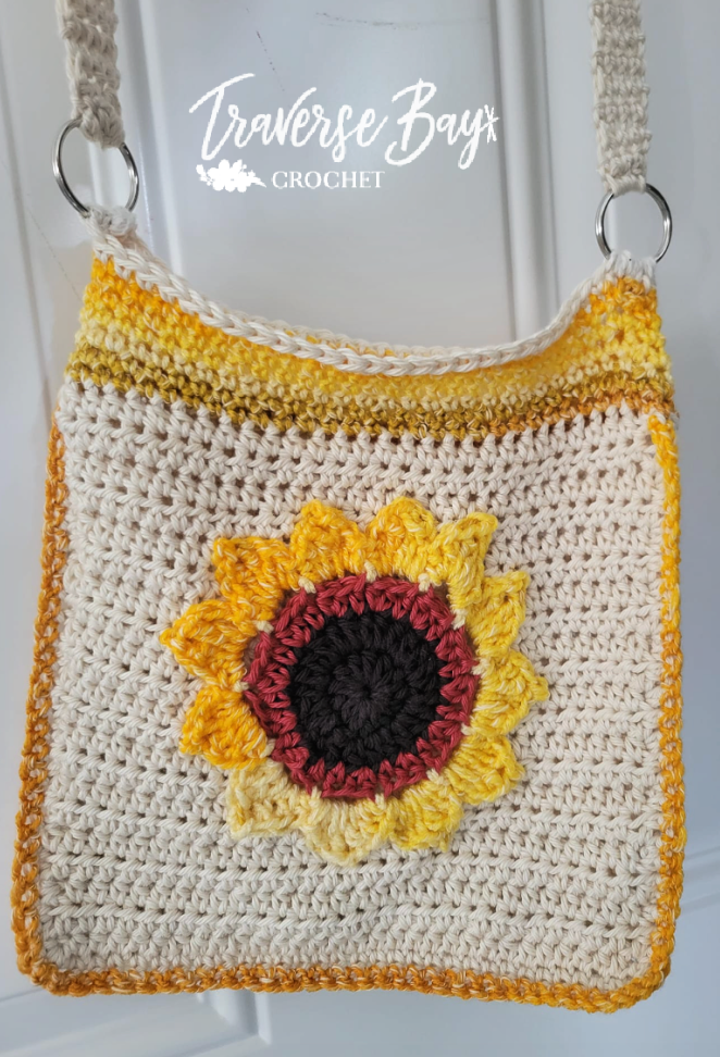 Crochet Sunflower Bag Pattern