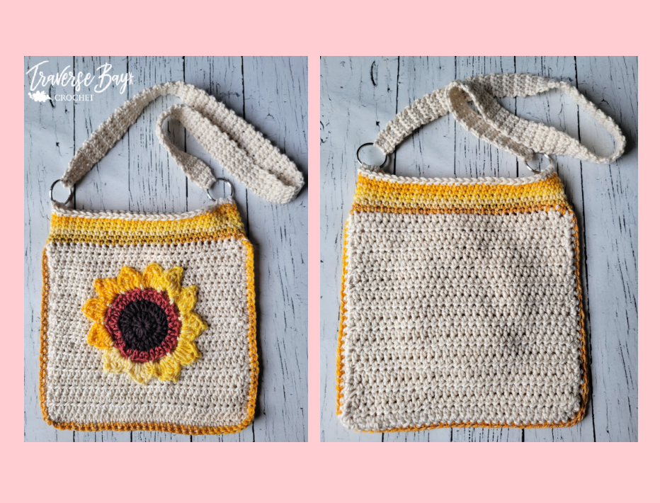 Crochet Sunflower Bag Pattern