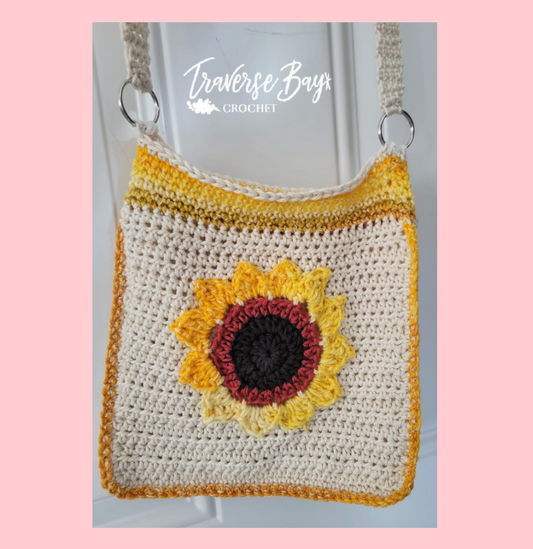 Crochet Sunflower Bag Pattern