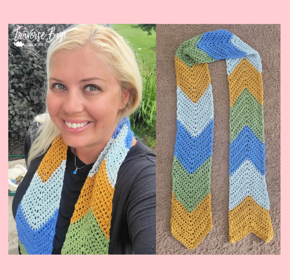 Crochet Chevron Scarf Pattern