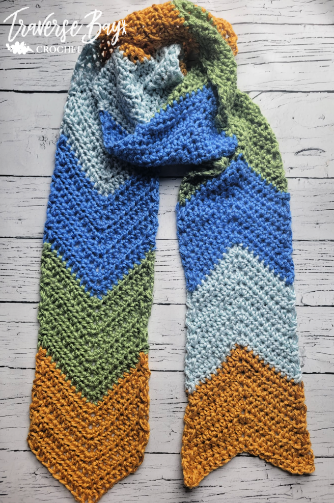 Crochet Chevron Scarf Pattern