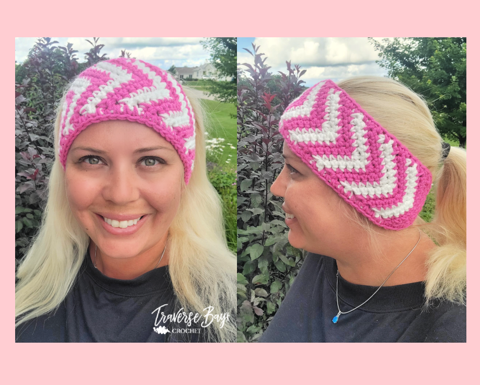 Crochet Chevron Headband Pattern