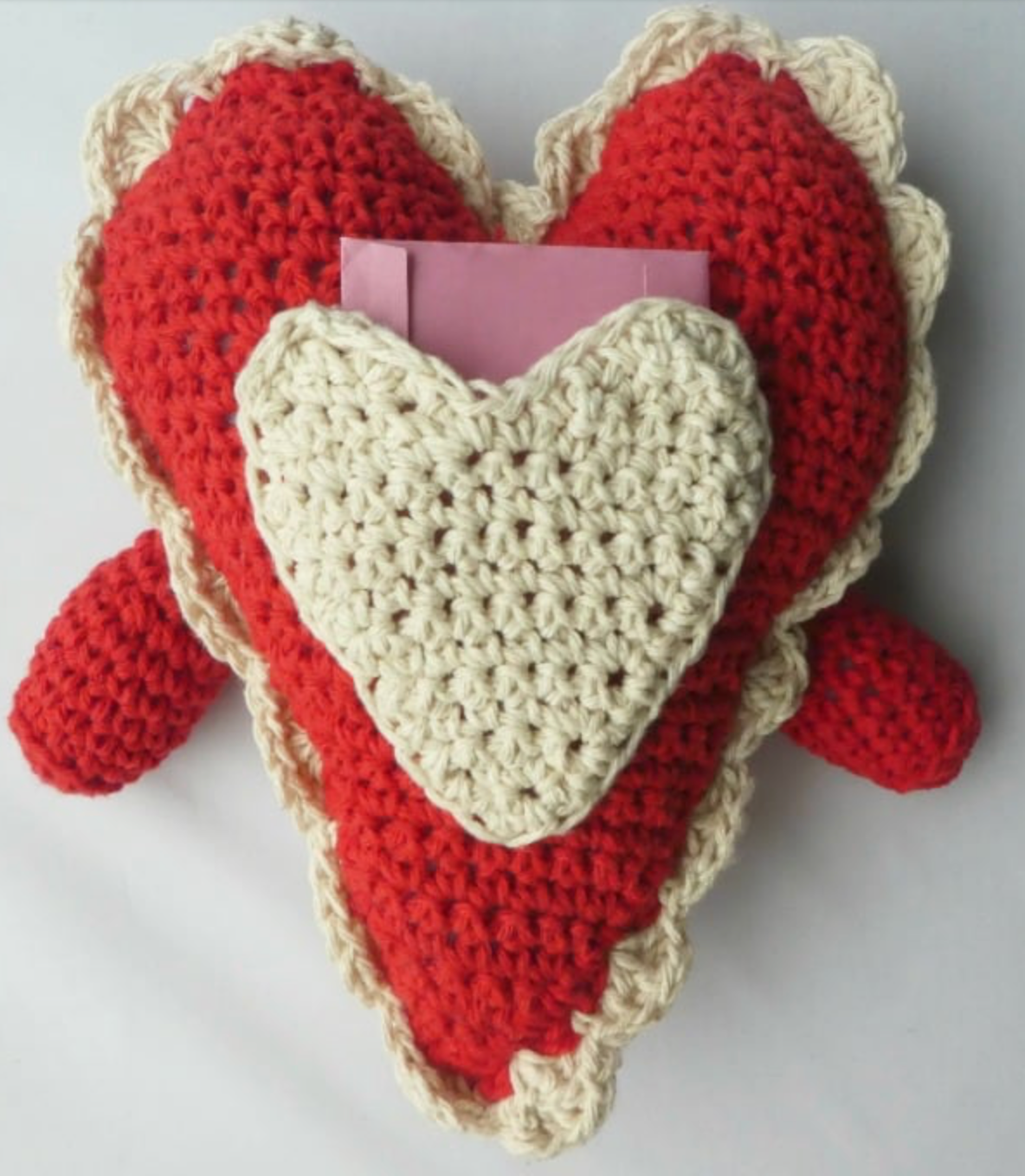 Crochet Heart Pillow Pattern